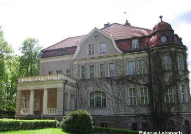 Pałac w Łężanach - scenografia filmu 