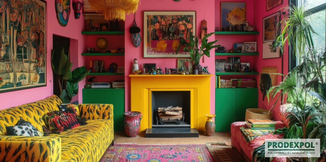 Styl Memphis a wybór podłogi - inspiracje 