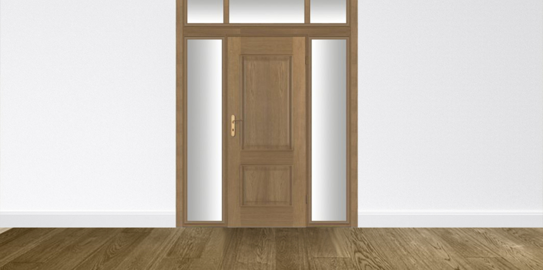 Drzwi z przeszkleniem